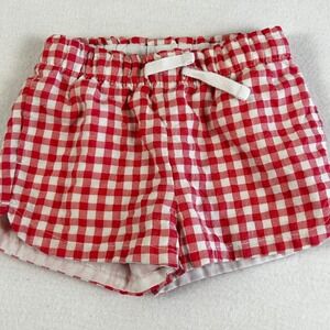 Cat & Jack Red and White Gingham Shorts